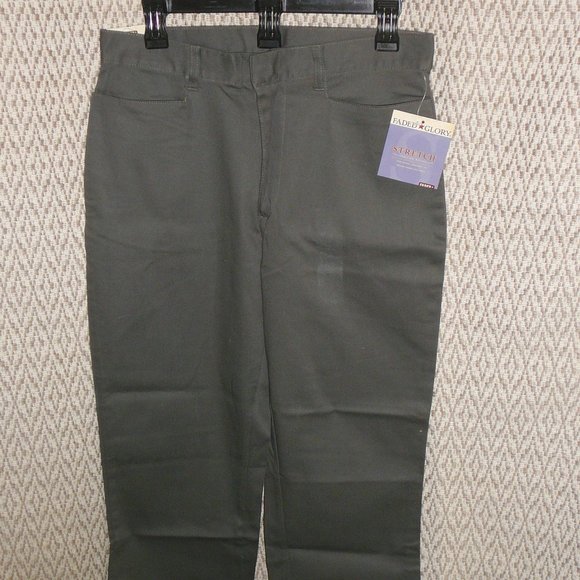 Faded Glory Comfort Fit Stretch Capri Pants 10 NWT - Picture 3 of 9